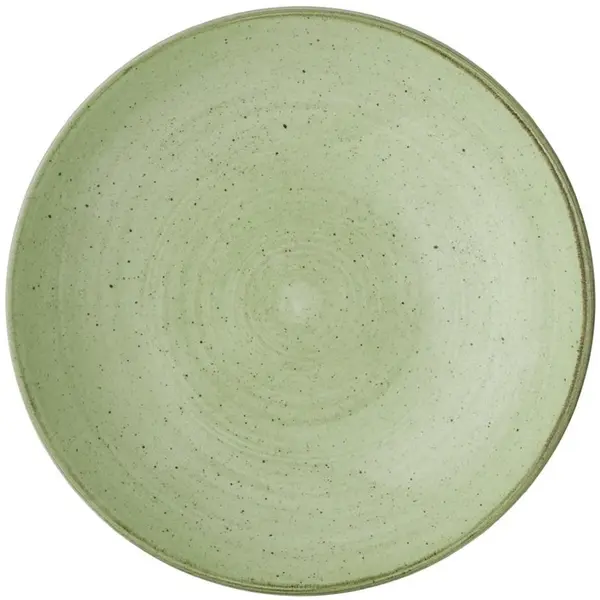 Coupeschalen | STONECAST | Keramiek | Groen | 12 Stuks | Ø248x36(h)mm