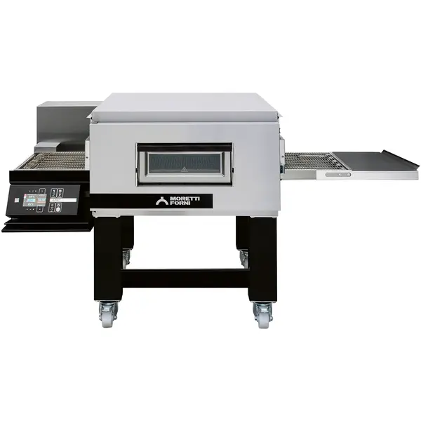 Tunneloven | serieT T75E | Elektrisch | Ca. 48/uur (Ø30cm) | Band 50cm | 25°C/400°C | 16.55kW (400V) | Stapelbaar | Touchscreen | WiFi + App | 1810x1186x560(h)mm
