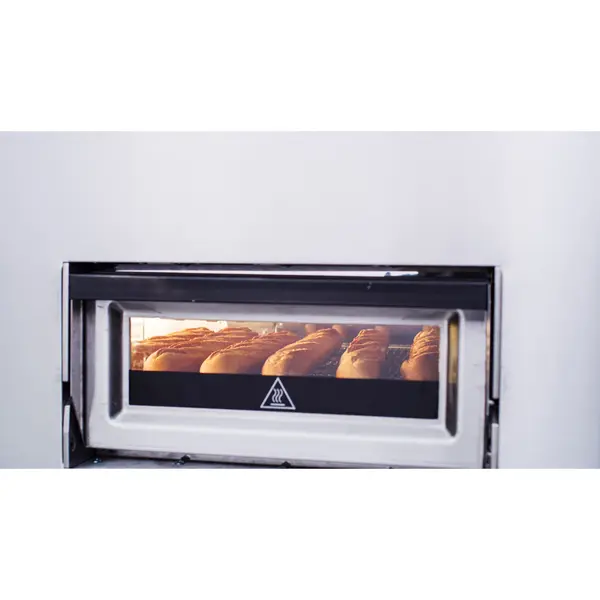 Tunneloven | serieT T75E | Elektrisch | Ca. 48/uur (Ø30cm) | Band 50cm | 25°C/400°C | 16.55kW (400V) | Stapelbaar | Touchscreen | WiFi + App | 1810x1186x560(h)mm