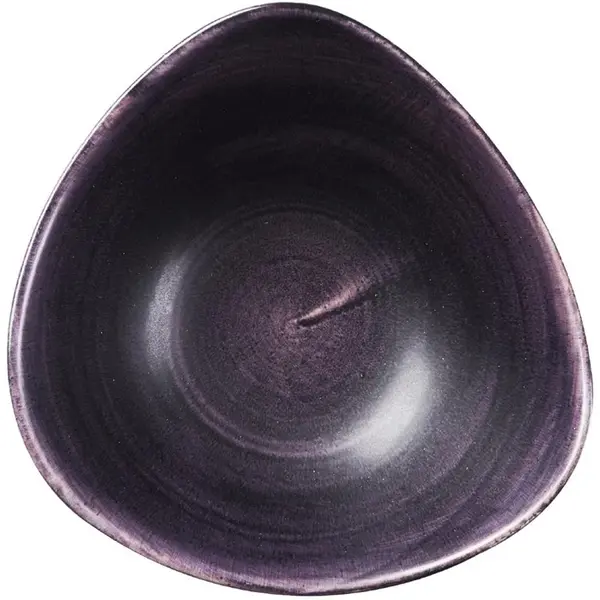 Kommen | STONECAST PATINA | Keramiek | Donkerpaars | 12 Stuks | Ø185mm