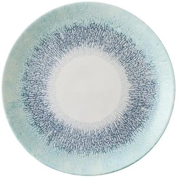 Coupeborden | STUDIO PRINTS FUSION | Keramiek | Aquamarijn | 12 Stuks | Ø217mm