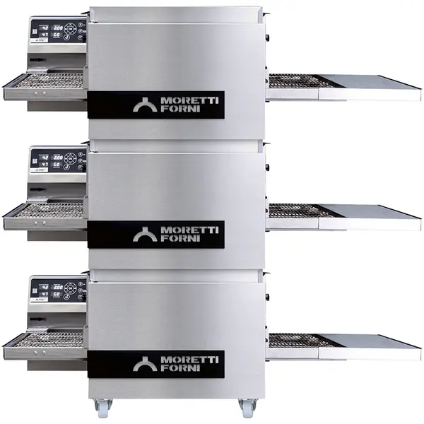 Tunneloven | serieT T64E | Elektrisch | Ca. 25/uur (Ø33cm) | Band 40.6cm | 25°C/320°C | 6.9kW (400V) | Stapelbaar | App | 1234x800x480/510(h)mm