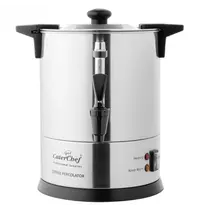CaterChef Koffiepercolator | RVS | 5L | 0.95kW (230V) | Enkelwandig | 280x280x330(h)mm 