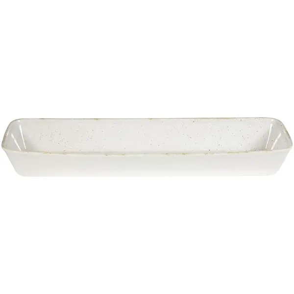 Serveerschalen | STONECAST | Keramiek | Wit | 300cl | 2 Stuks | 530x160x62(h)mm