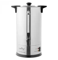 CaterChef Koffiepercolator | RVS | 9L | 0.95kW (230V) | Enkelwandig | 280x280x415(h)mm 