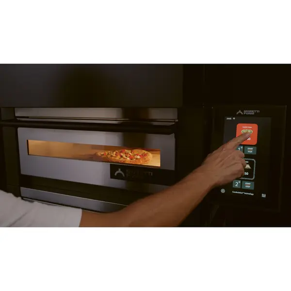Pizzaoven | CORE | Elektrisch | 2x Ø30cm | ≤290°C | 4kW (230V) | Stapelbaar | Touchscreen | WiFi + App | 800x690x352(h)mm