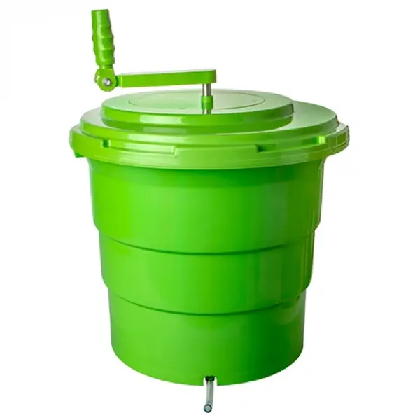 Slacentrifuge slagvast kunststof met uitneembare korf en 3 etages 20 liter | Ø44x55(h)cm