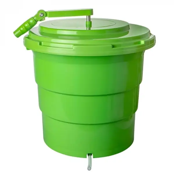 Slacentrifuge slagvast kunststof met uitneembare korf en 3 etages 20 liter | Ø44x55(h)cm