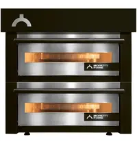 Moretti Forni Pizzaoven | CORE | Elektrisch | 2+2x Ø30cm | ≤290°C | 8kW (230V) | Stapelbaar | Touchscreen | WiFi + App | 800x690x674(h)mm