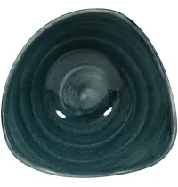 Churchill Kommen | STONECAST PATINA | Porselein | Donkergroen | 26cl | 12 Stuks | Ø153mm