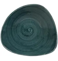 Churchill Kommen | STONECAST PATINA | Porselein | Donkergroen | 60cl | 12 Stuks | Ø235mm 