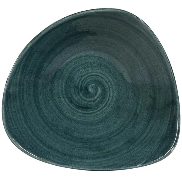 Kommen | STONECAST PATINA | Porselein | Donkergroen | 60cl | 12 Stuks | Ø235mm