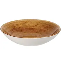Churchill Coupeschalen | STONECAST PATINA | Porselein | Bruin | 42.6cl | 12 Stuks | Ø182x30(h)mm 