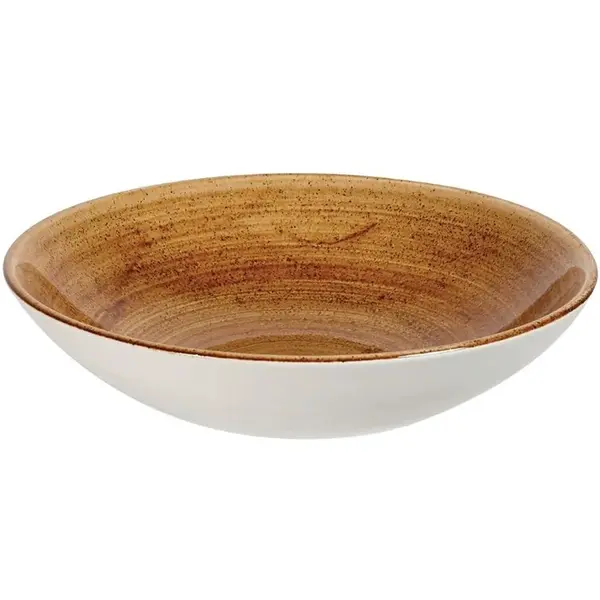 Coupeschalen | STONECAST PATINA | Porselein | Bruin | 42.6cl | 12 Stuks | Ø182x30(h)mm