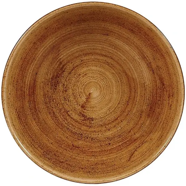 Coupeschalen | STONECAST PATINA | Porselein | Bruin | 42.6cl | 12 Stuks | Ø182x30(h)mm