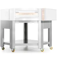 Diamond Onderstel | Diamond Hoekmodel Pizzaoven CGD/1/2-DG--230/3- | Wielen (Geremd) | 1419x1419x1100(h)mm 