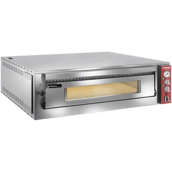 Pizzaoven | Elektrisch | 9x Ø35cm | 50°C/450°C | 13.2kW (400V) | Stapelbaar | 1390x1225x400(h)mm