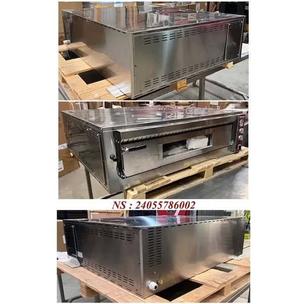 Pizzaoven | Elektrisch | 9x Ø35cm | 50°C/450°C | 13.2kW (400V) | Stapelbaar | 1390x1225x400(h)mm