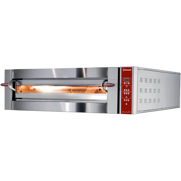 Pizzaoven | Elektrisch | 6x Ø35cm | ≤400°C | 8.4kW (230V) | Stapelbaar | 1190x1460x440(h)mm