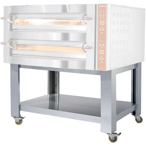 Onderstel | Diamond Pizzaovens GDX6/35-LDP | Wielen (Geremd) | 1540x950x1100(h)mm
