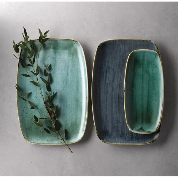 Borden | STONECAST | Keramiek | Groen | 12 Stuks | 269x127mm