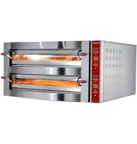 Diamond Pizzaoven | Elektrisch | 4+4x Ø35cm | ≤400°C | 11.6kW (230V) | Stapelbaar | 1190x1100x780(h)mm 