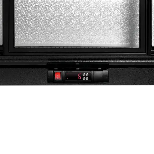 Barkoelkast | 280L | Zwart | +1°C/+9°C | Statisch + Ventilator | Schuifdeuren | 1335x525x850(h)mm