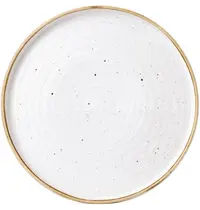 Churchill Borden | STONECAST | Keramiek | Wit | 6 Stuks | Ø275x20(h)mm 