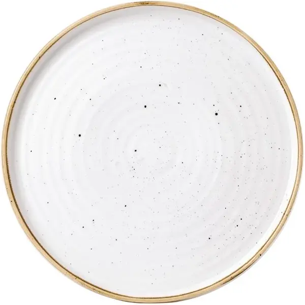 Borden | STONECAST | Keramiek | Wit | 6 Stuks | Ø275x20(h)mm