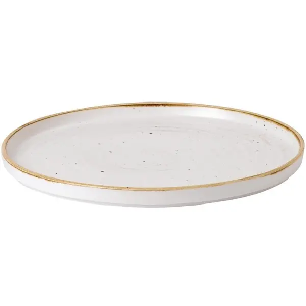Borden | STONECAST | Keramiek | Wit | 6 Stuks | Ø275x20(h)mm