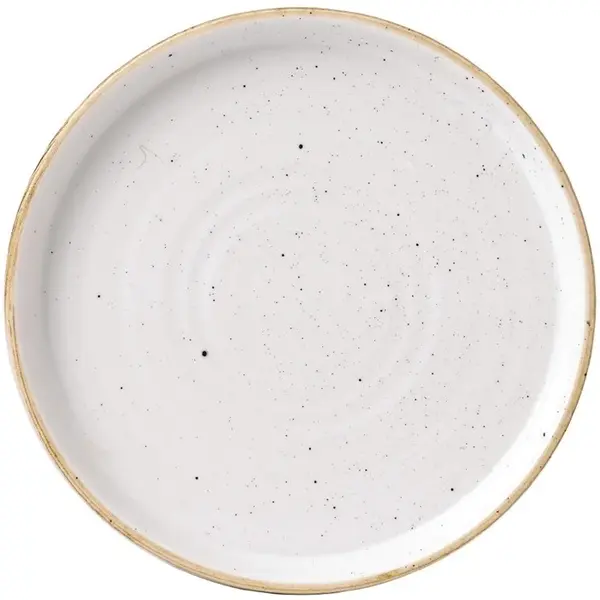 Borden | STONECAST | Keramiek | Wit | 6 Stuks | Ø157x20(h)mm