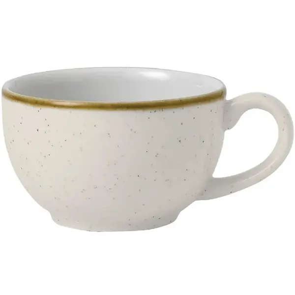 Cappuccinokopjes | STONECAST | Keramiek | Wit | 17cl | 12 Stuks | Ø90x55(h)mm
