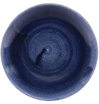 Churchill Coupeborden | STONECAST PATINA | Porselein | Donkerblauw | 12 Stuks | Ø165mm 