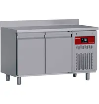 Diamond Koelwerkbank | GASTRO LINE EVO | 260L | 2 Deuren (1/1 GN) | -2°C/+8°C | Geforceerd | Achteropstand | Werkblad Afneembaar | 1380x700x850/1000(h)mm 