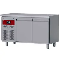 Diamond Koelwerkbank | GASTRO LINE EVO | 260L | 2 Deuren (1/1 GN) | -2°C/+8°C | Geforceerd | Werkblad Afneembaar | 1380x700x850/900(h)mm 