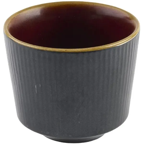 Schaaltjes | NOURISH | Keramiek | Zwart | 33cl | 12 Stuks | Ø95x81(h)mm