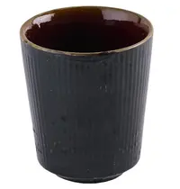 Churchill Kopjes | NOURISH | Keramiek | Zwart | 34cl | 12 Stuks | Ø88x101(h)mm 