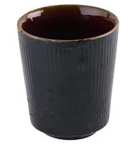 Churchill Kopjes | NOURISH | Keramiek | Zwart | 11cl | 12 Stuks | Ø65x73(h)mm