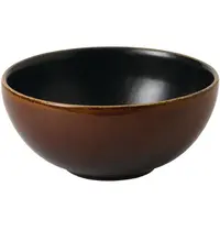 Churchill Kommen | NOURISH | Porselein | Bruin | 77cl | 6 Stuks | Ø155x70(h)mm