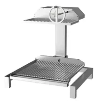 Roaster Grills In-/Opbouw Houtskoolgrill | PARRILLA BI | Oppervlak 500x620 | Verstelbare Grillhoogte/-Hoek | 700x760x980(h)mm 