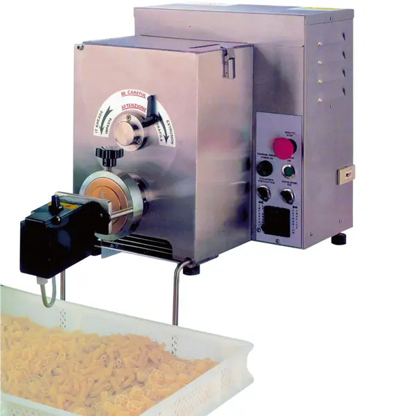 Pastamachine | Elektrisch | 8-10kg/u | Incl. 4 Matrijzen | 0.75kW (230V) | 365x500x445(h)mm