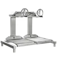 Roaster Grills In-/Opbouw Houtskoolgrill | PARRILLA BI | Oppervlak 1000x620 | Verstelbare Grillhoogte/-Hoek | 1250x760x980(h)mm