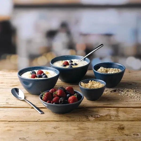 Schaaltjes | NOURISH | Porselein | Blauw | 31cl | 12 Stuks | Ø100mm