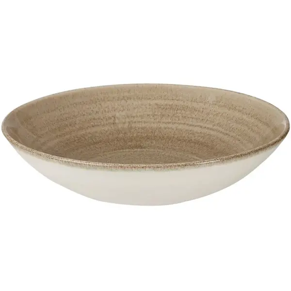 Coupeschalen | STONECAST PATINA | Porselein | Taupe | 42cl | 12 Stuks | Ø182x30(h)mm