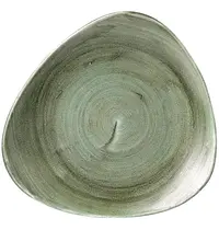 Churchill Borden | STONECAST PATINA | Porselein | Groen | 12 Stuks | Ø265mm