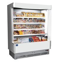 Mastro Wandkoeling | VULCANO | Grijs | +3°C/+5°C | Geventileerd | 5 Schappen | 1.45kW | Intern Nachtgordijn | 1330x600x1970(h)mm 