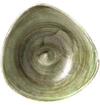 Churchill Kommen | STONECAST PATINA | Porselein | Groen | 37cl | 12 Stuks | Ø185mm
