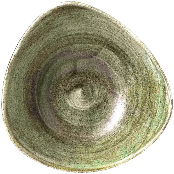 Kommen | STONECAST PATINA | Porselein | Groen | 37cl | 12 Stuks | Ø185mm