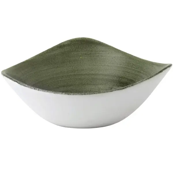 Kommen | STONECAST PATINA | Porselein | Groen | 37cl | 12 Stuks | Ø185mm