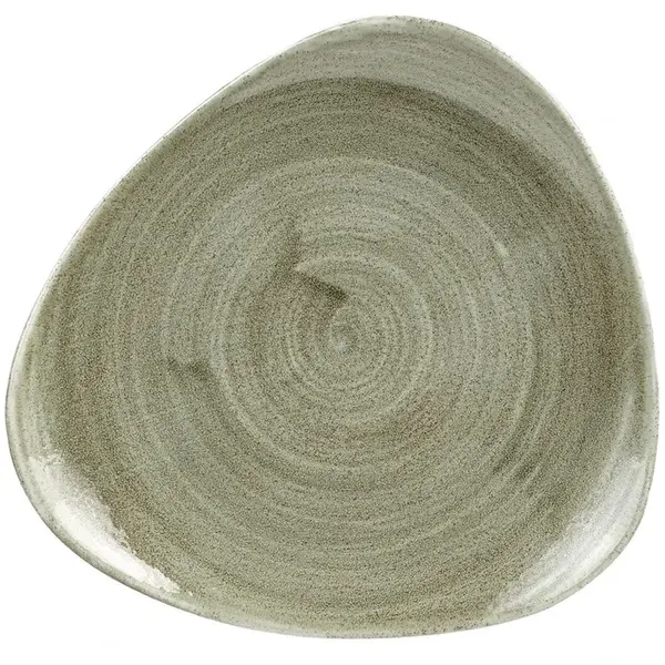 Borden | STONECAST PATINA | Porselein | Groen | 12 Stuks | Ø192mm